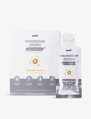 Zooki magnesium pineapple and guava supplement 30 sachets (British brand)