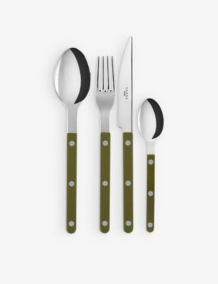 Sabre Bistrot stainless steel and acrylic cutlery set of four, UK version