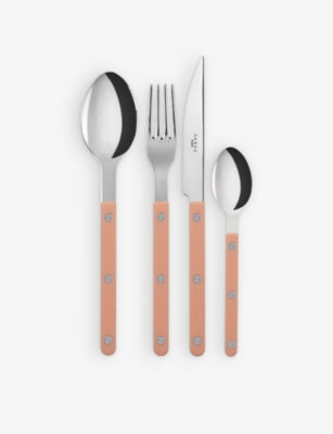 Sabre Bistrot Stainless Steel and Acrylic Cutlery Set of Four