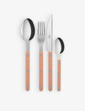Sabre Bistrot Stainless Steel and Acrylic Cutlery Set of Four