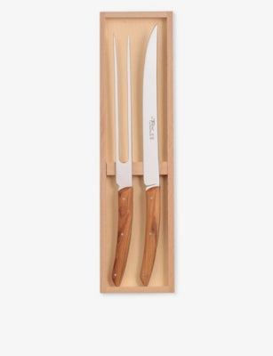 Claude Dozorme stainless-steel carving knife set 35cm, UK version