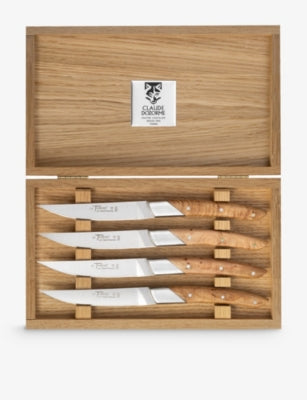 Claude Dozorme Le Thiers art déco steak knives set, imported from the UK