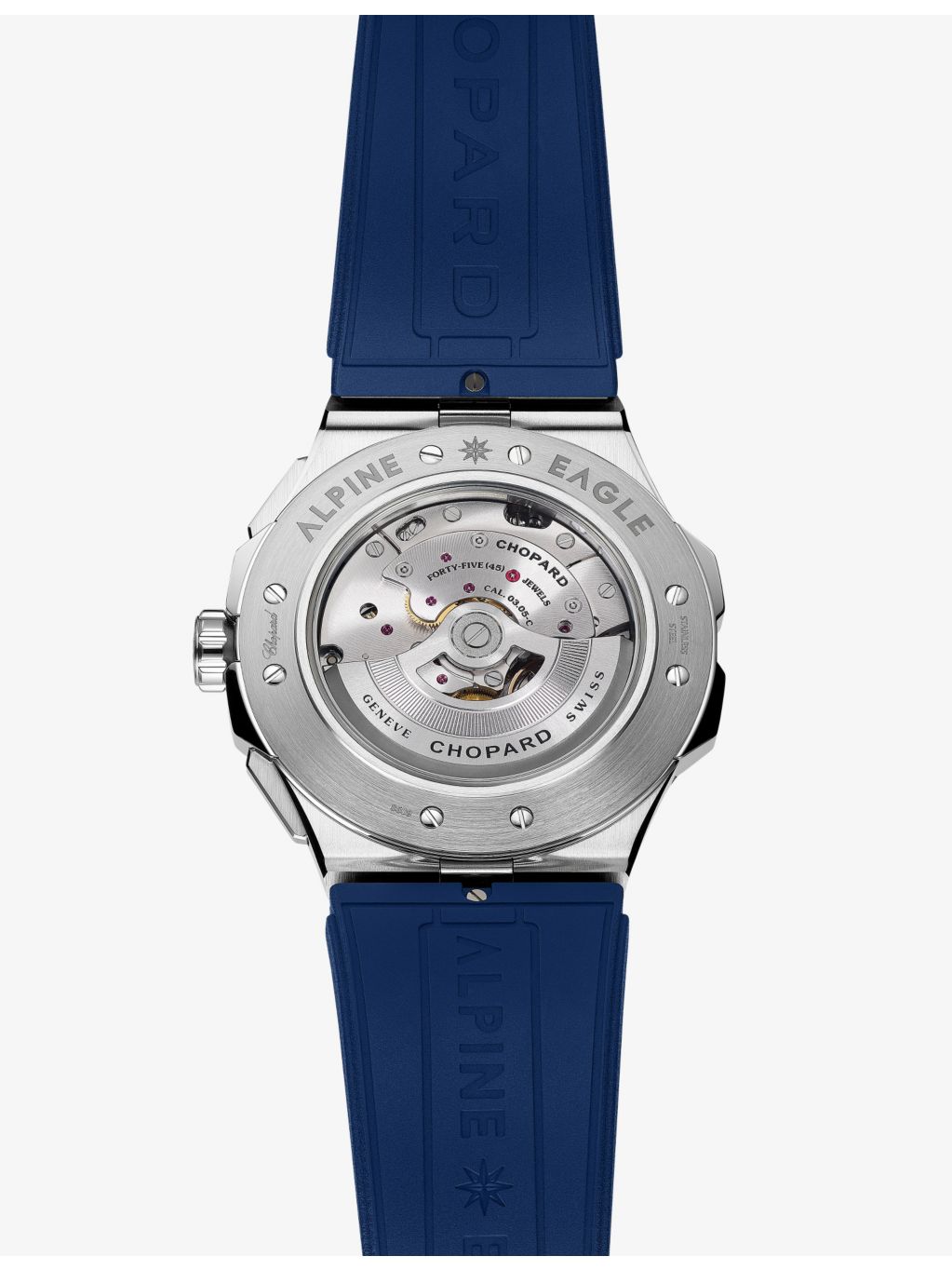 Chopard Alpine Eagle stainless-steel automatic watch 44mm, imported from the UK