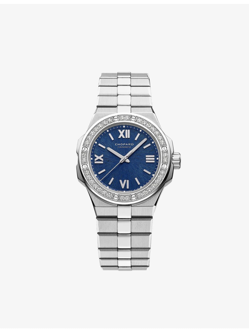 Chopard automatic watch 33mm with 0.57ct diamonds - British product