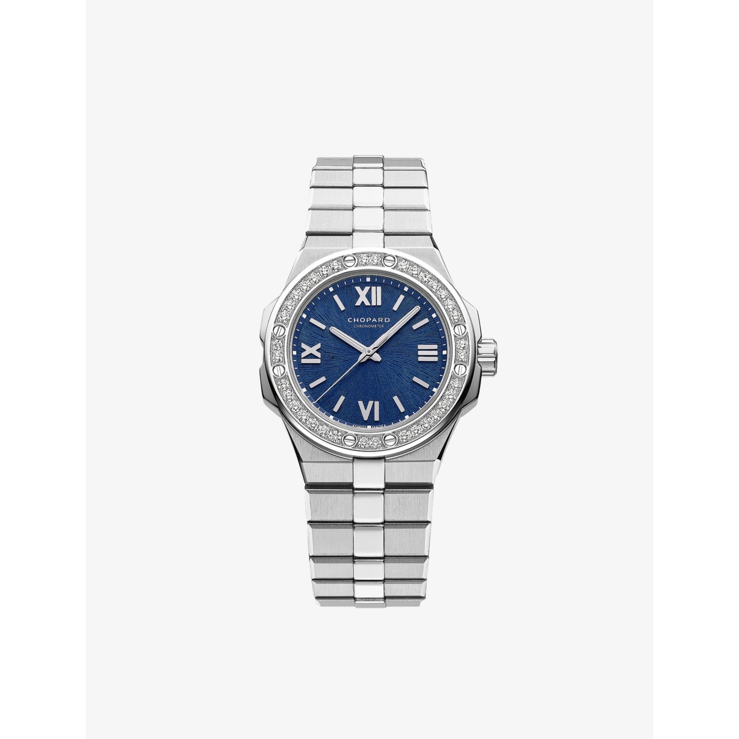 Chopard automatic watch 33mm with 0.57ct diamonds - British product