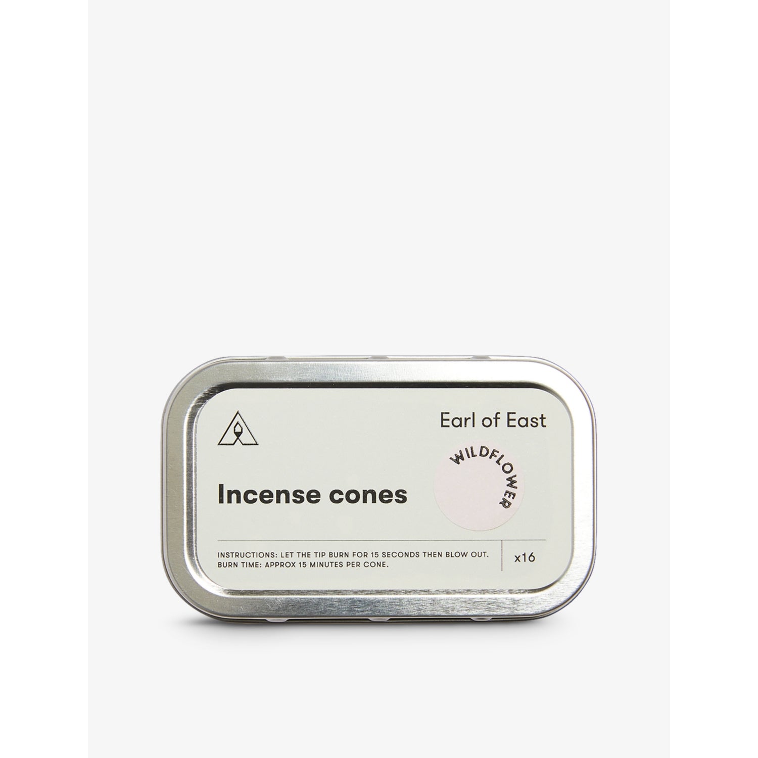 Earl of East wildflower incense cones pack of 16 (British brand)