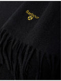 Barbour wool scarf with tasselled trim, 180cm, UK version
