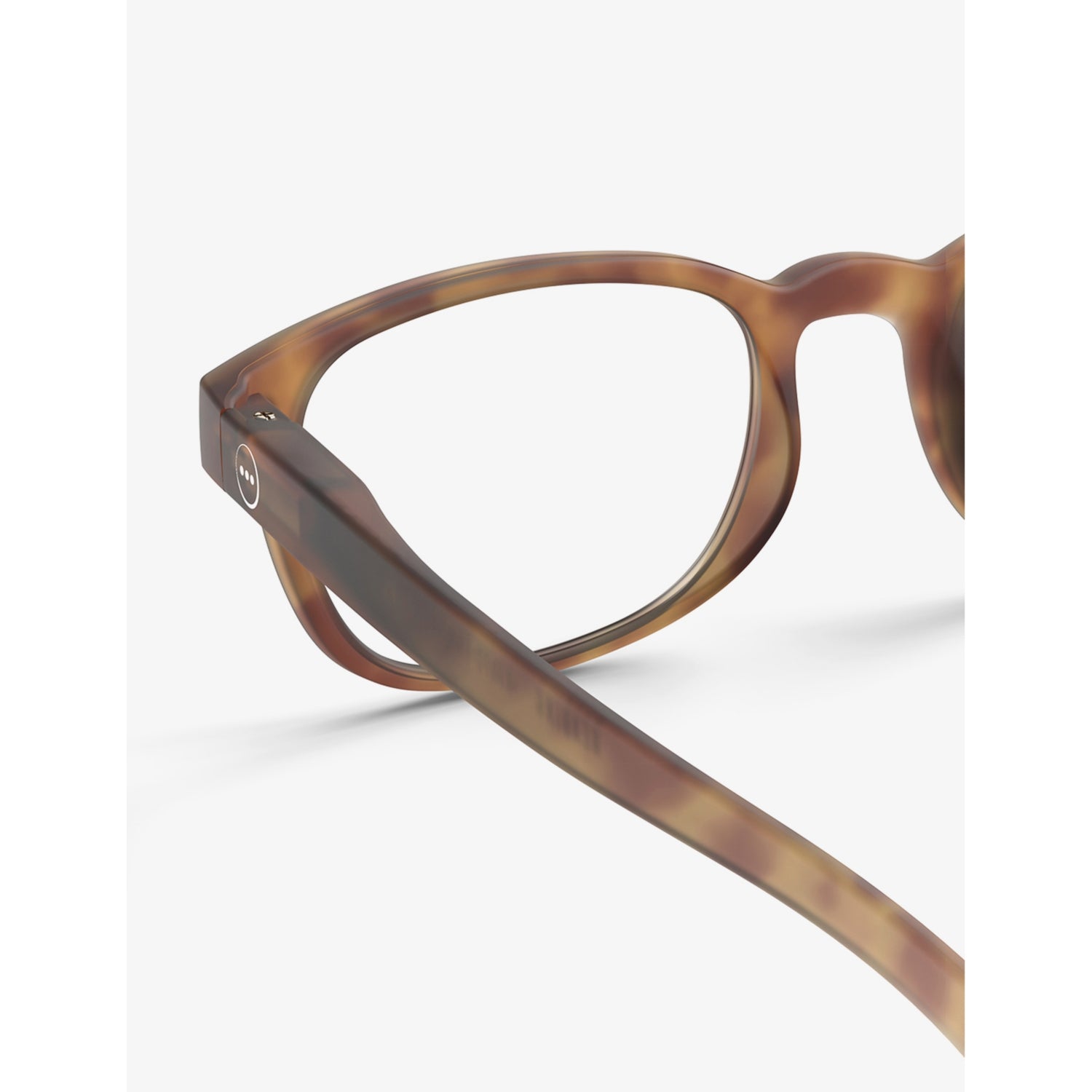 Izipizi square havane reading glasses with flexi hinge (British brand)