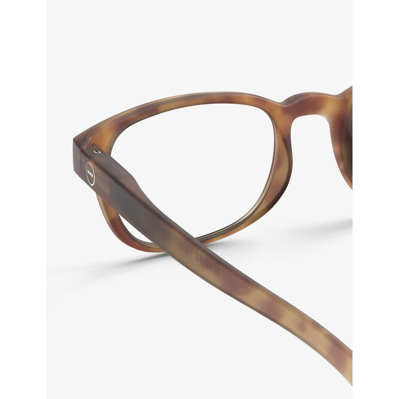 Izipizi square havane reading glasses with flexi hinge (British brand)