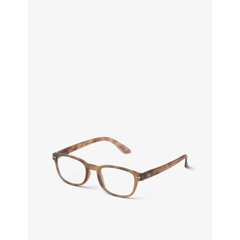 Izipizi square havane reading glasses with flexi hinge (British brand)