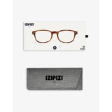 Izipizi square havane reading glasses with flexi hinge (British brand)