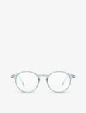Izipizi round reading glasses golden green, imported from the UK