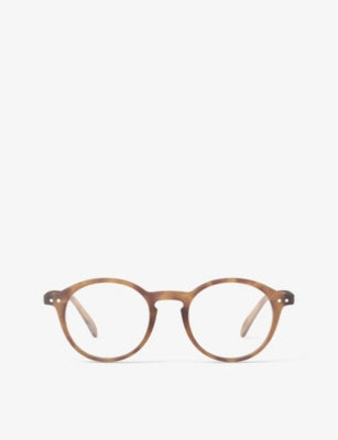 Izipizi round reading glasses golden green, imported from the UK