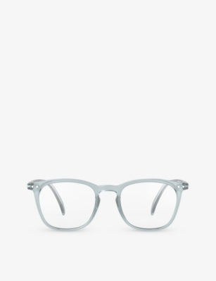 Izipizi golden green square reading glasses, imported from the UK