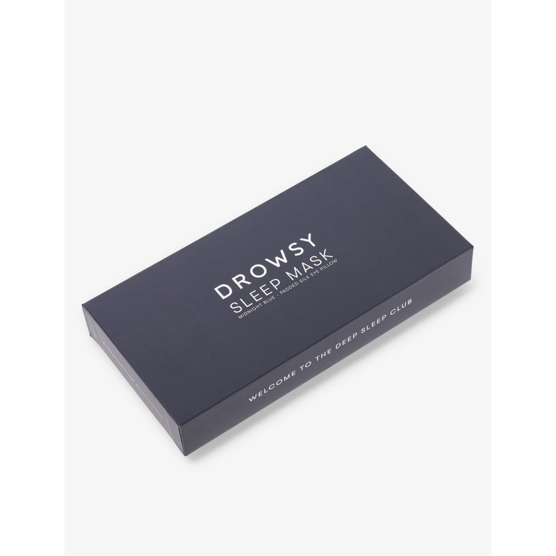 Drowsy Sleep Co silk padded sleep mask, UK version