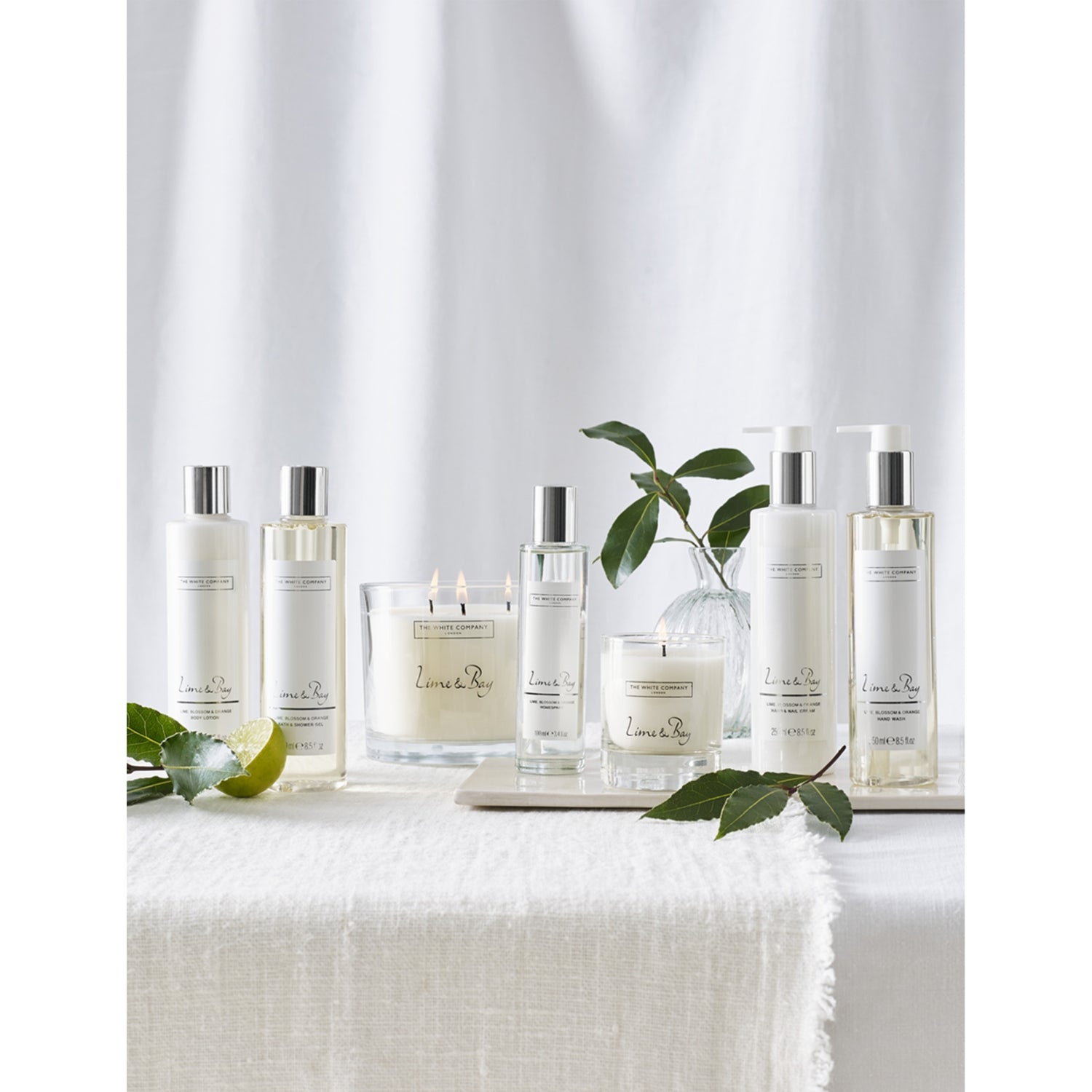 The White Company Lime Bay home spray 100ml, imported from the UK