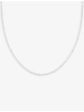 Astrid & Miyu Gleam rhodium-plated chain necklace 40cm - British product