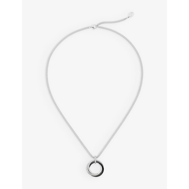 Cartier Trinity diamond pendant in 18ct white gold, imported from the UK