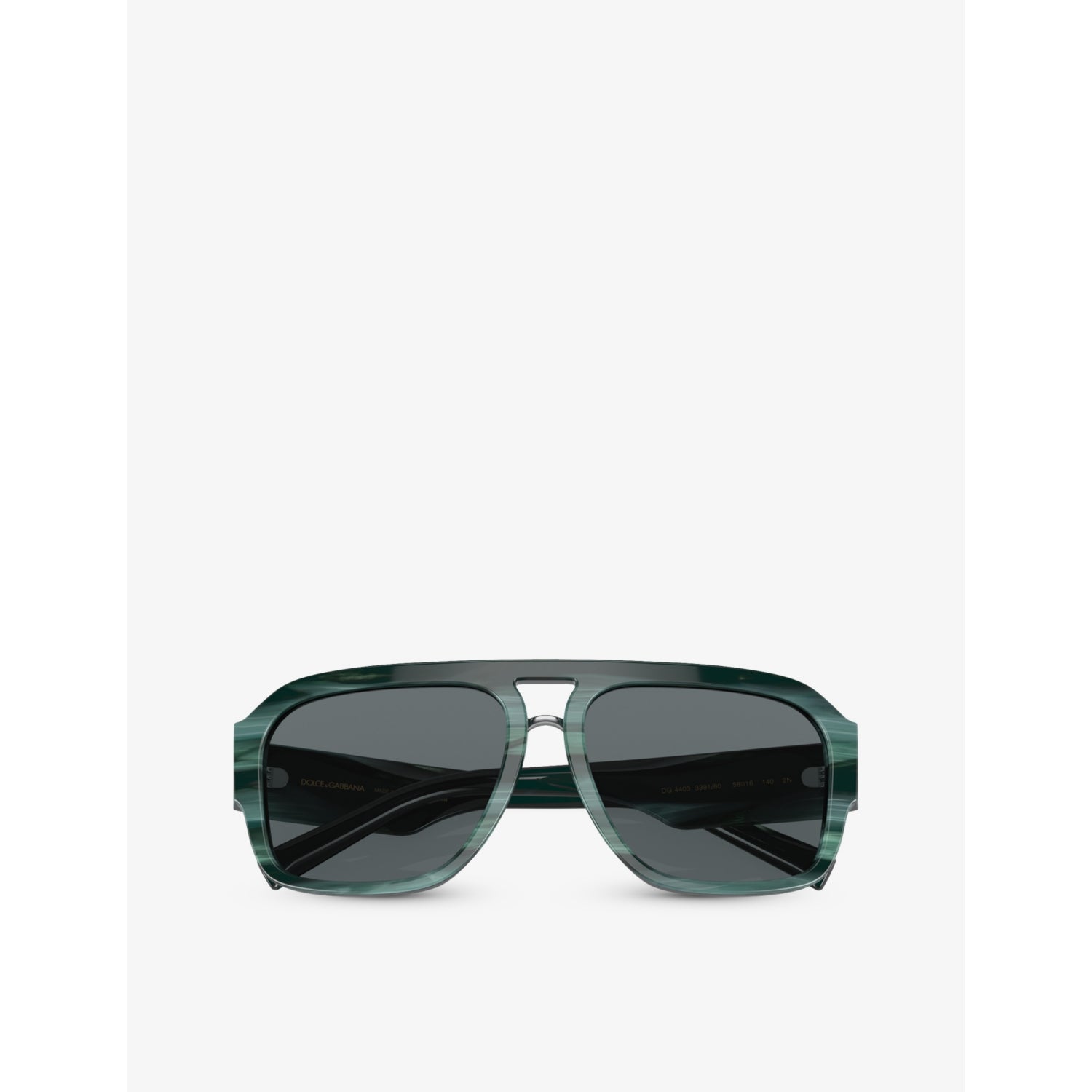 Dolce & Gabbana DG4403 pilot-frame tortoiseshell acetate sunglasses, UK version