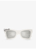 Dolce & Gabbana cat-eye acetate sunglasses DG4434, imported from the UK