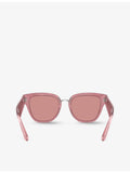 Dolce & Gabbana DG4437 butterfly acetate sunglasses, imported from the UK