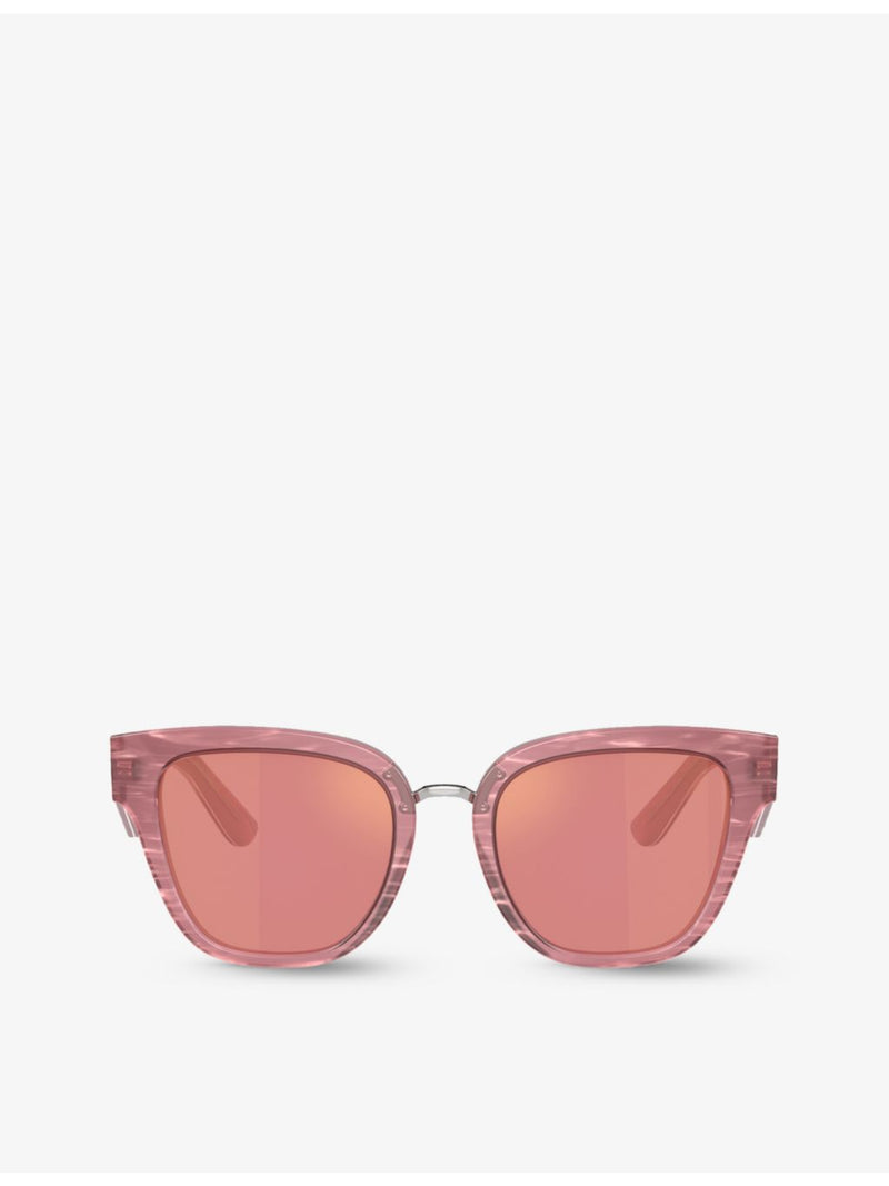 Dolce & Gabbana DG4437 butterfly acetate sunglasses, imported from the UK