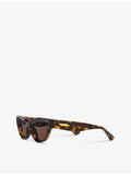 Bottega Veneta cat-eye sunglasses tortoiseshell frame, UK version