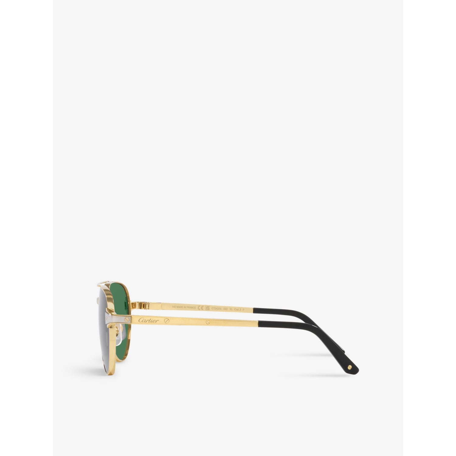 Cartier CT0425S pilot-frame metal sunglasses - British product
