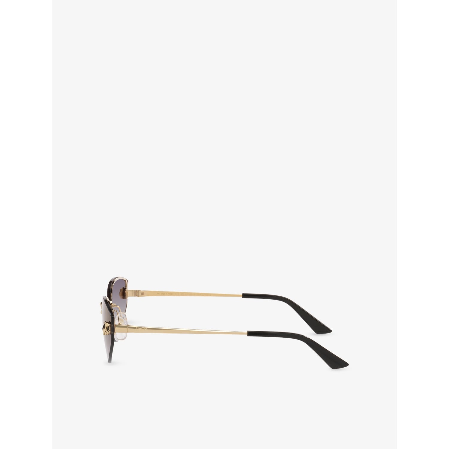 Cartier cat-eye frame metal sunglasses (British brand)