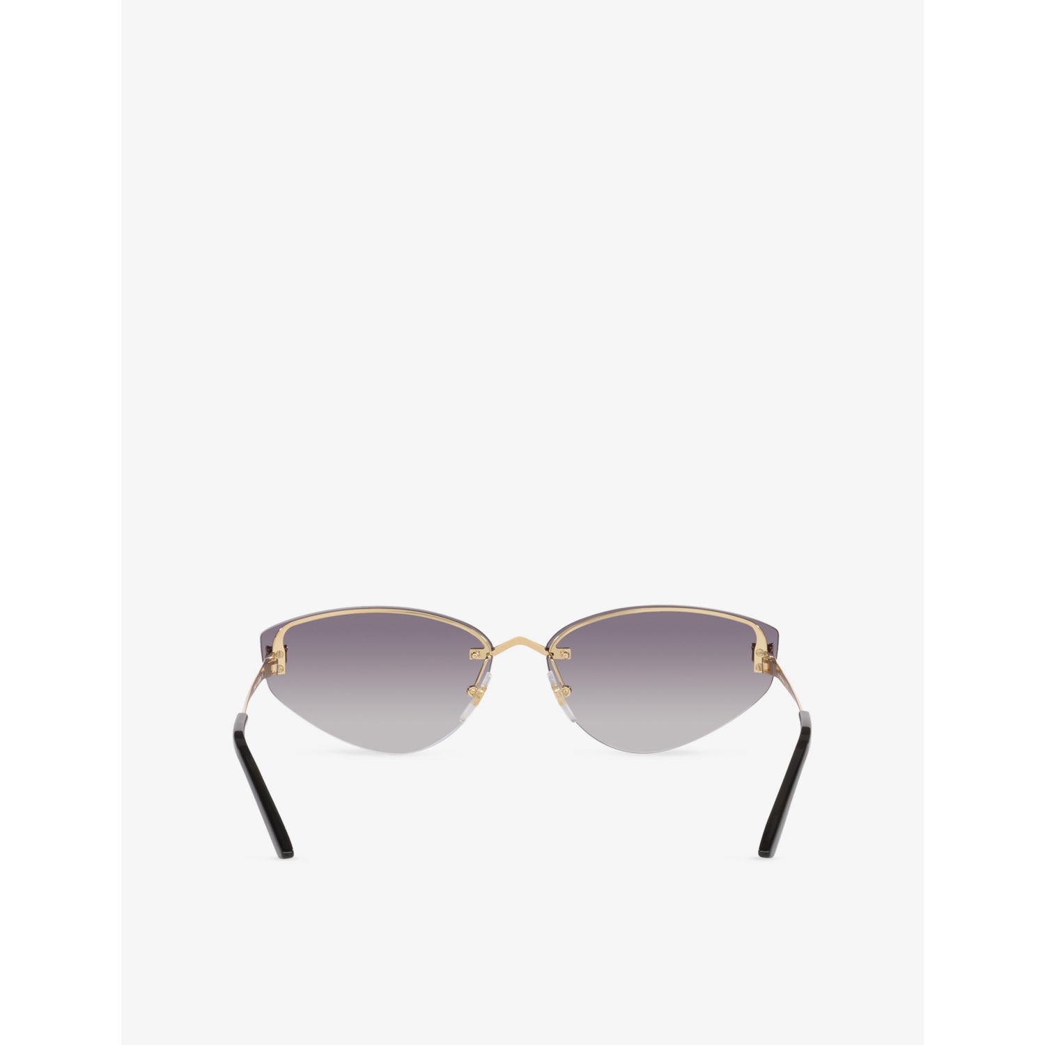 Cartier cat-eye frame metal sunglasses (British brand)