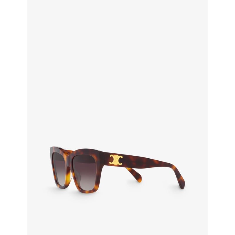Celine irregular-frame acetate sunglasses CL000403, UK version