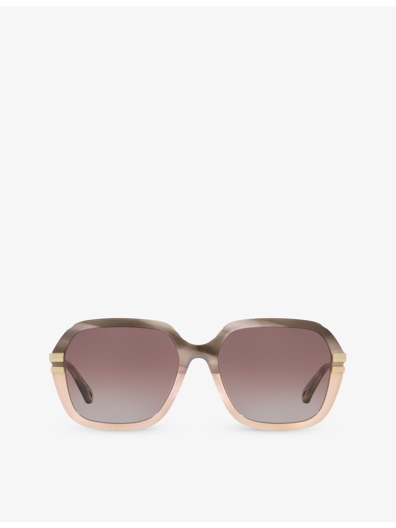 Chloé CH0204S square acetate sunglasses (British brand)