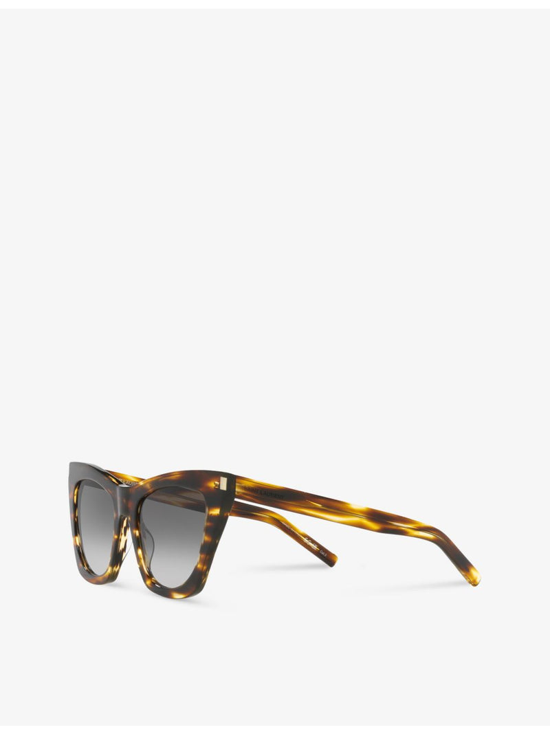 Saint Laurent SL214 cat-eye acetate sunglasses, imported from the UK