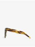 Saint Laurent SL214 cat-eye acetate sunglasses, imported from the UK