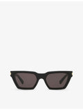 Saint Laurent Calista cat-eye acetate sunglasses, imported from the UK