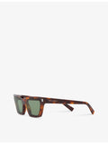 Saint Laurent SL633 Calista cat-eye acetate sunglasses, imported from the UK