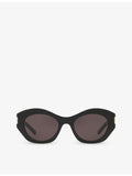 Saint Laurent SL639 cat-eye acetate sunglasses, imported from the UK