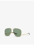 Saint Laurent pilot frame metal sunglasses YS000528, imported from the UK