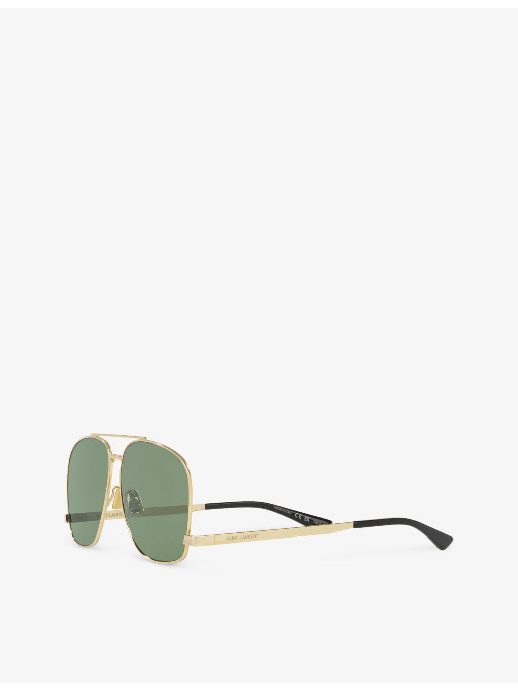 Saint Laurent pilot frame metal sunglasses YS000528, imported from the UK