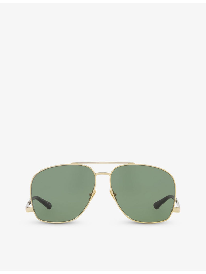 Saint Laurent pilot frame metal sunglasses YS000528, imported from the UK