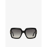 Tom Ford Kaya square-frame acetate sunglasses, UK version