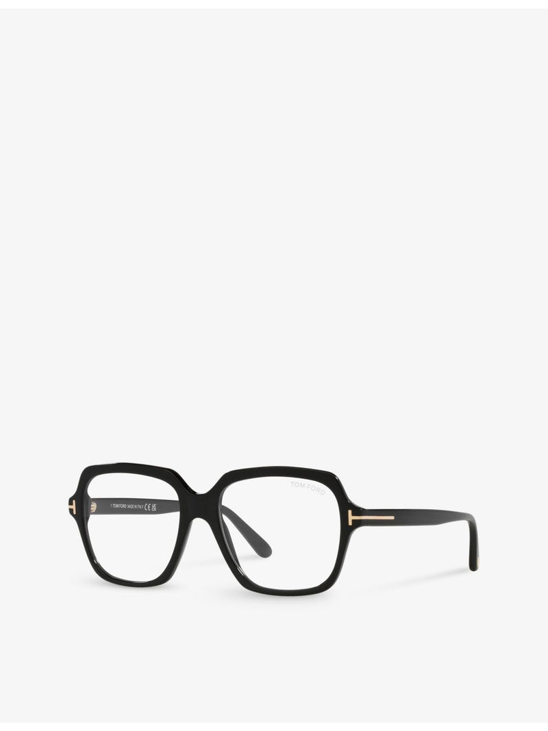 Tom Ford FT5908-B irregular-frame acetate glasses - British product