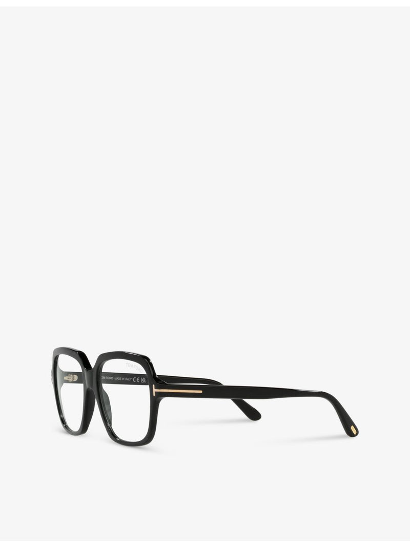 Tom Ford FT5908-B irregular-frame acetate glasses - British product