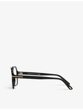 Tom Ford FT5908-B irregular-frame acetate glasses - British product