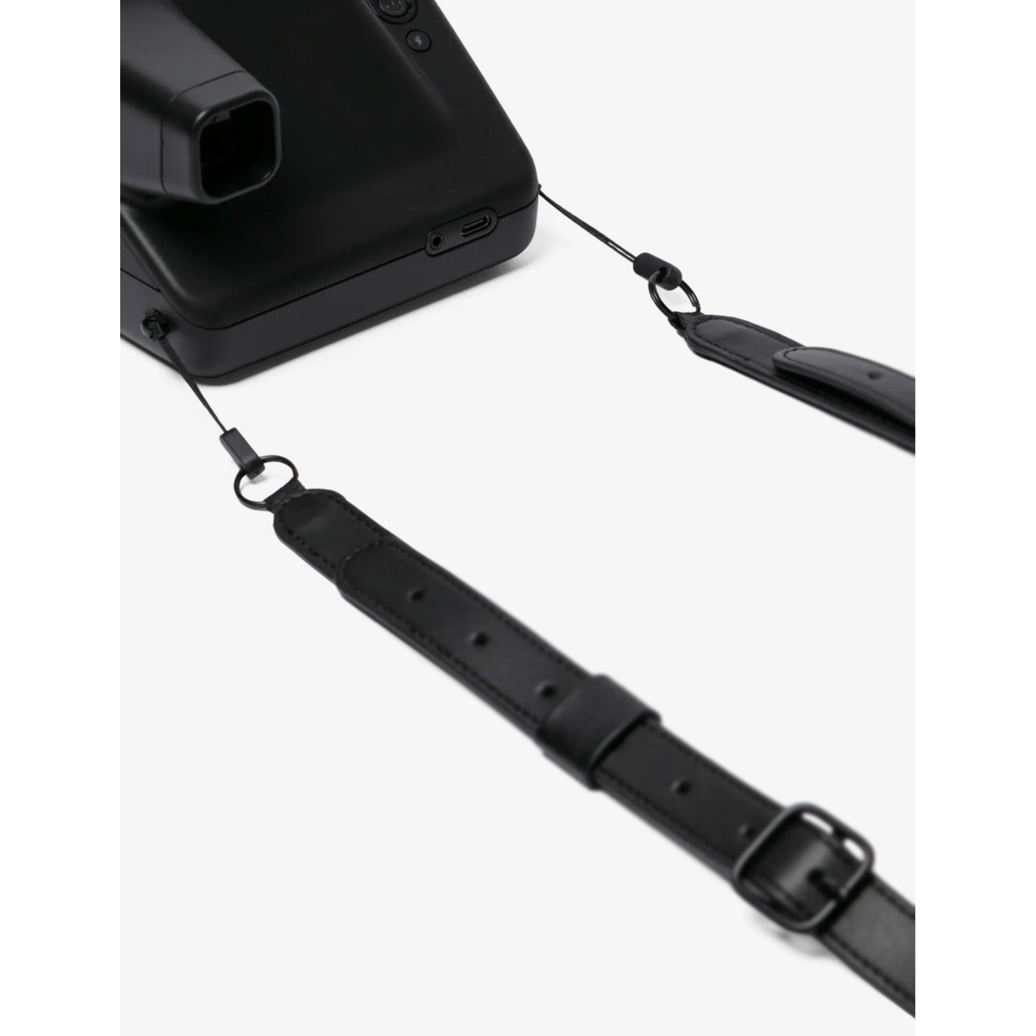 Polaroid shoulder strap in vegan leather (British brand)