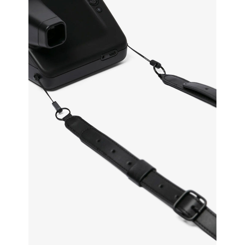 Polaroid shoulder strap in vegan leather (British brand)
