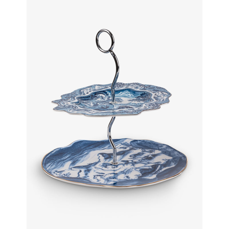 Seletti Acid porcelain cake stand 28cm (British brand)