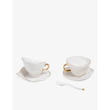 Seletti Meltdown porcelain tea set of two, UK version