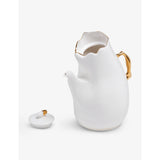Seletti Meltdown curved porcelain teapot 23cm (British brand)