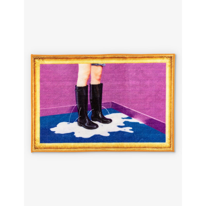 Seletti lipstick print plastic mat 60cm x 90cm, imported from the UK